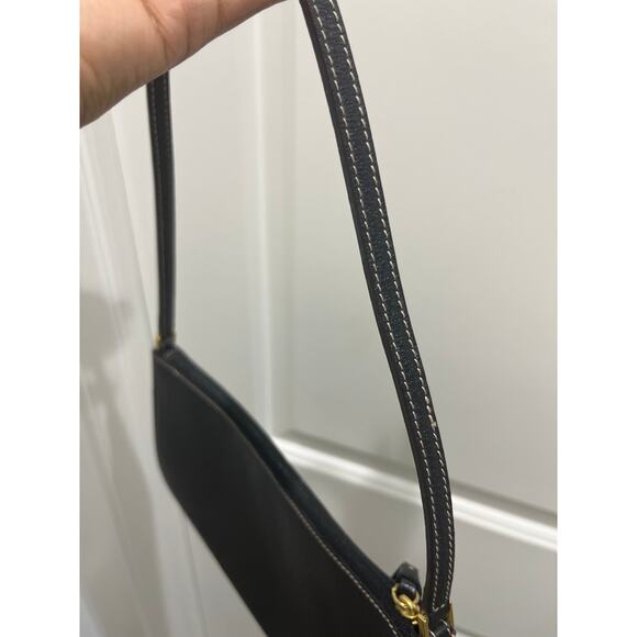 Kate Spade Vintage Black Leather Minimal Shoulder Bag - Picture 8 of 8